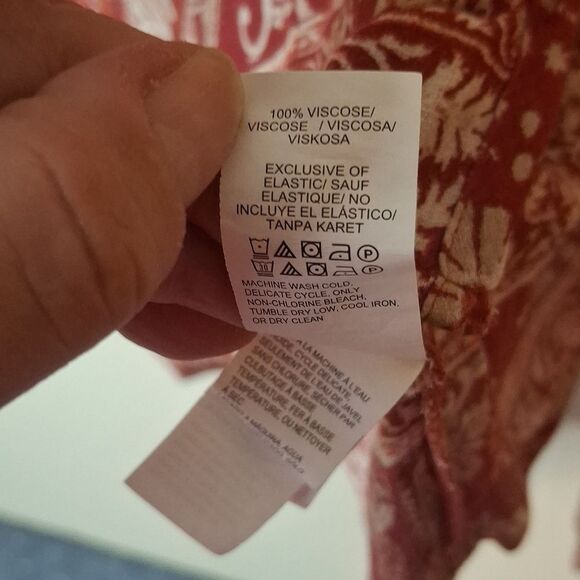 Lucky Brand Floral Blouse Size Medium - Picture 3 of 6